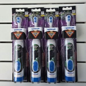 Spinbrush Monster Jam Grave Digger Battery Powered Electric Toothbrush 4 Count